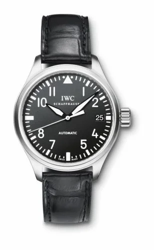 IWC Pilot's Watch Midsize / Black Alligator IW3256-01 (3256-01, IW325601)